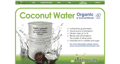 Desktop Screenshot of coconutwaterconcentrate.com